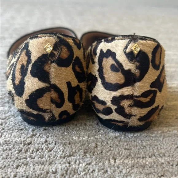 Sam Edelman Brown and Black Flats with Animal Print - Picture 2 of 7